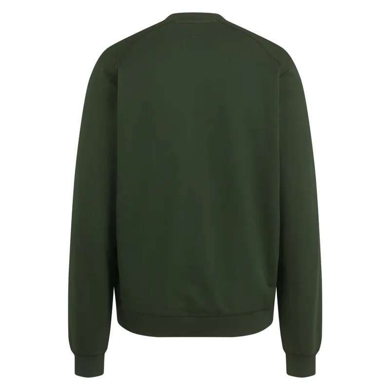 Rapha Men's Crewneck Cotton Sweatshirt in Deep Olive Green-1