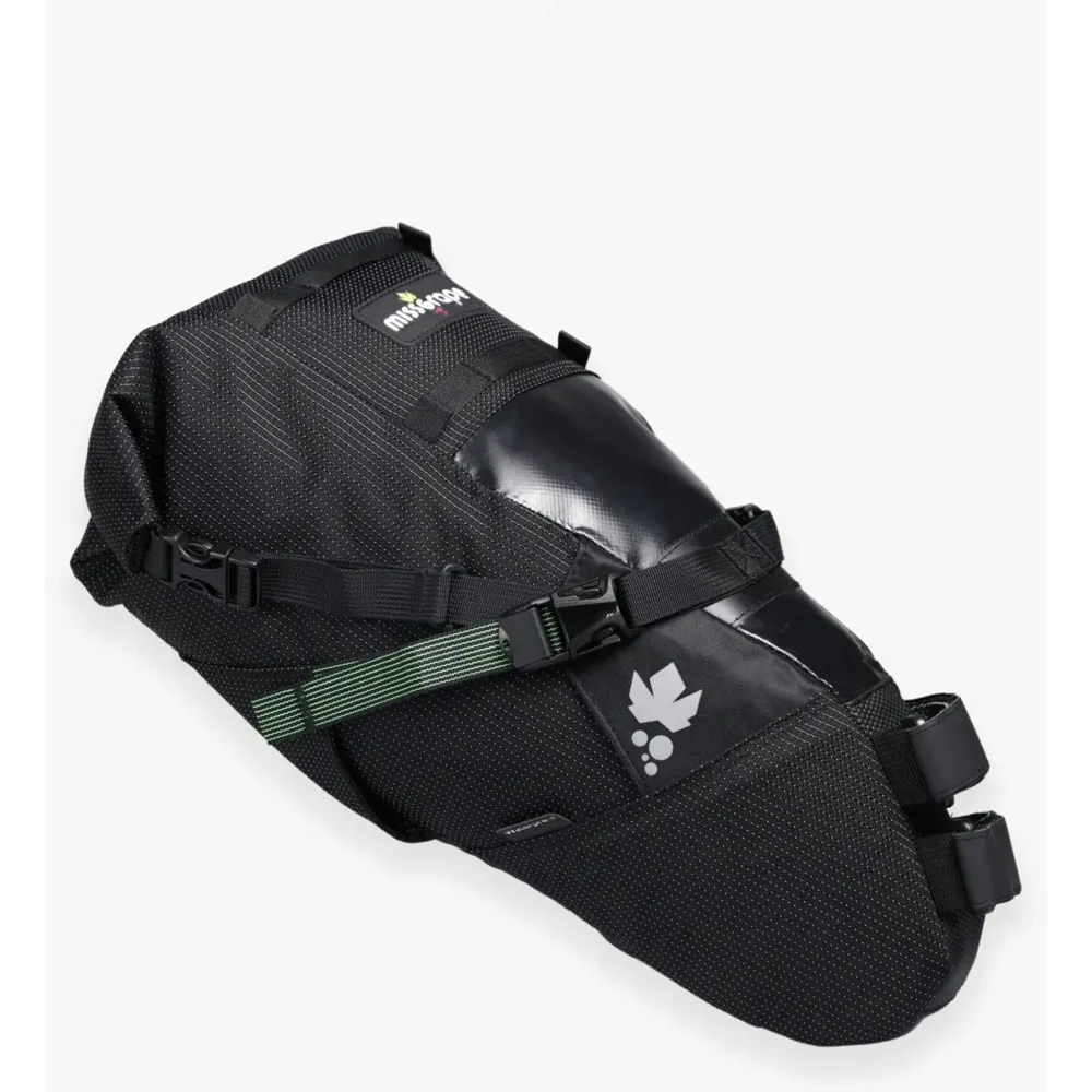 Miss Grape Unisex Black Cluster 13 Adventure Waterproof Seatpack - 13L