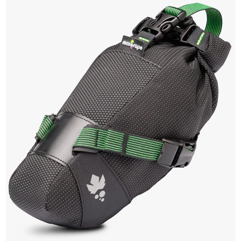 Miss Grape Unisex Black Cluster 2 Road Waterproof Seatpack - 2L