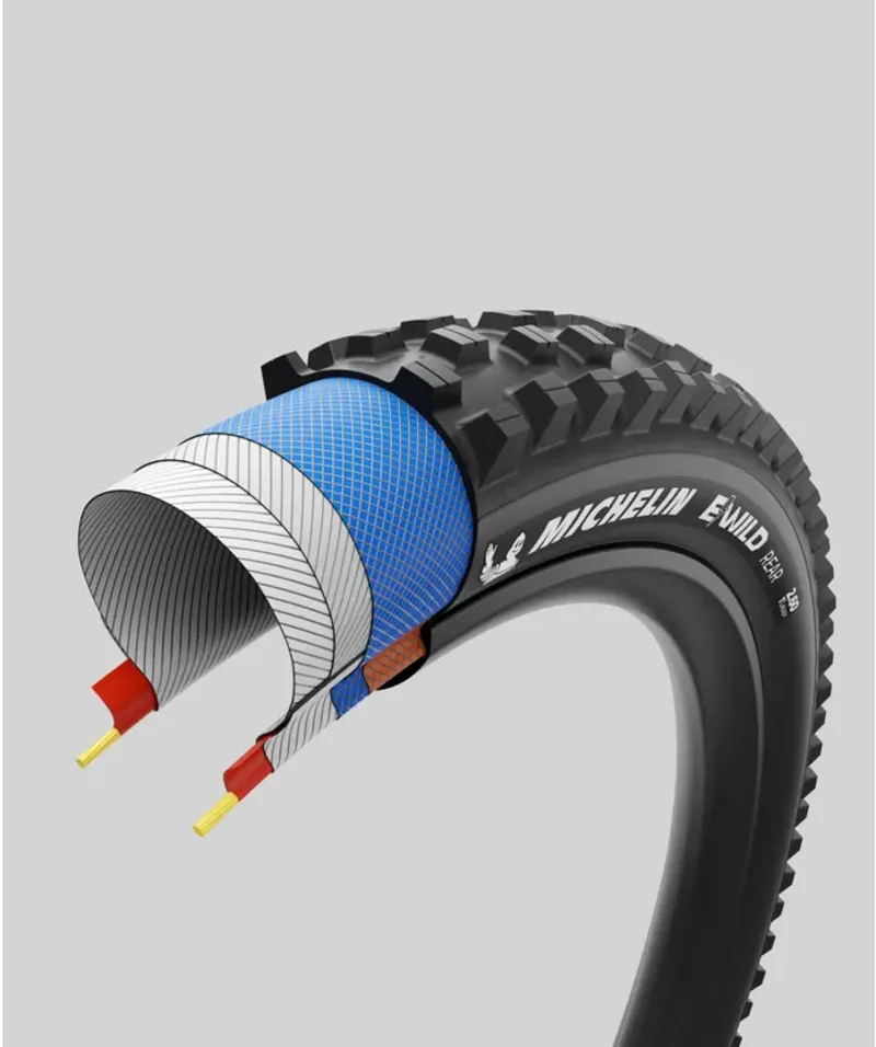 Michelin E-Wild Rear Performance Line Mountain Bike Tyre - 27.5 Inch-1