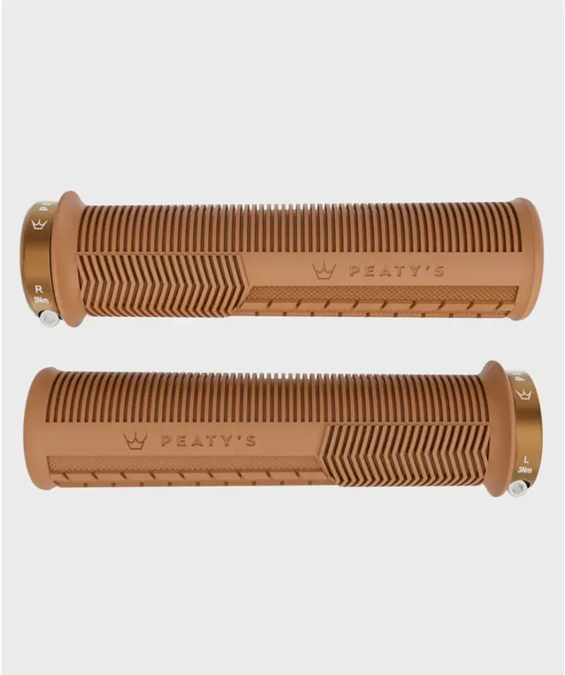 Peaty's Monarch Mushroom Mountain Bike Grips in Gum