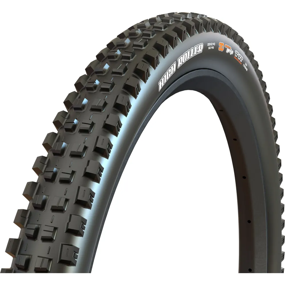 Team Cycles Maxxis High Roller 3 60 TPI 3C MaxxGrip EXO+ Folding Tubeless Tyre - 29 x 2.40 | Interest FREE Finance & Online Refund Policy.