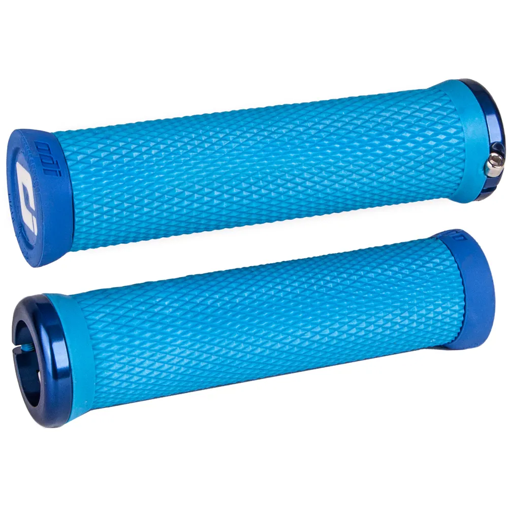 Team Cycles Odi ODI Elite Motion MTB Lock On Grips in Blue - 130mm | Interest FREE Finance & Online Refund Policy.