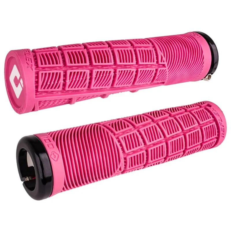 ODi Reflex MTB Lock On Grips in Pink - 135mm