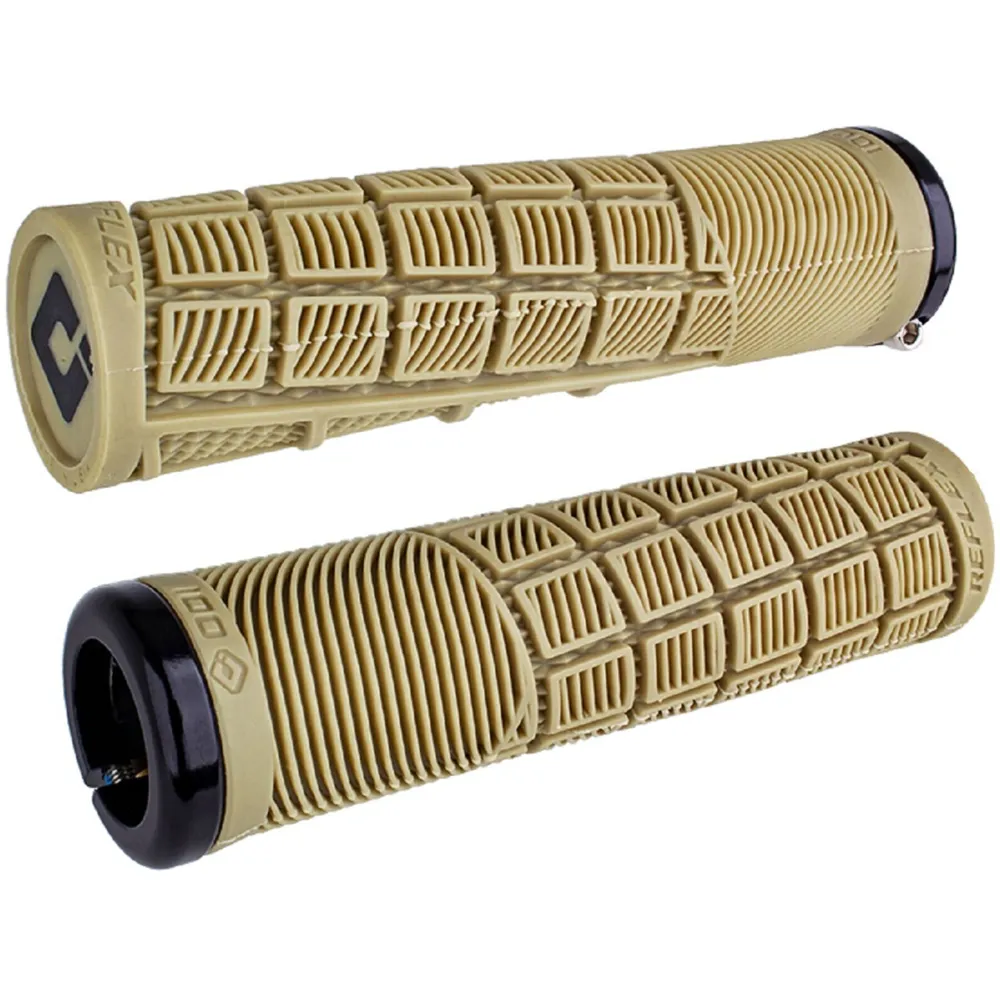 Team Cycles Odi ODI Reflex MTB Lock On Grips in Tan - 135mm | Interest FREE Finance & Online Refund Policy.