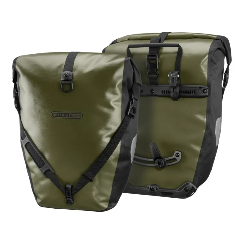 Ortlieb Back-Roller Classic Pannier Bags in Olive Green - 40L