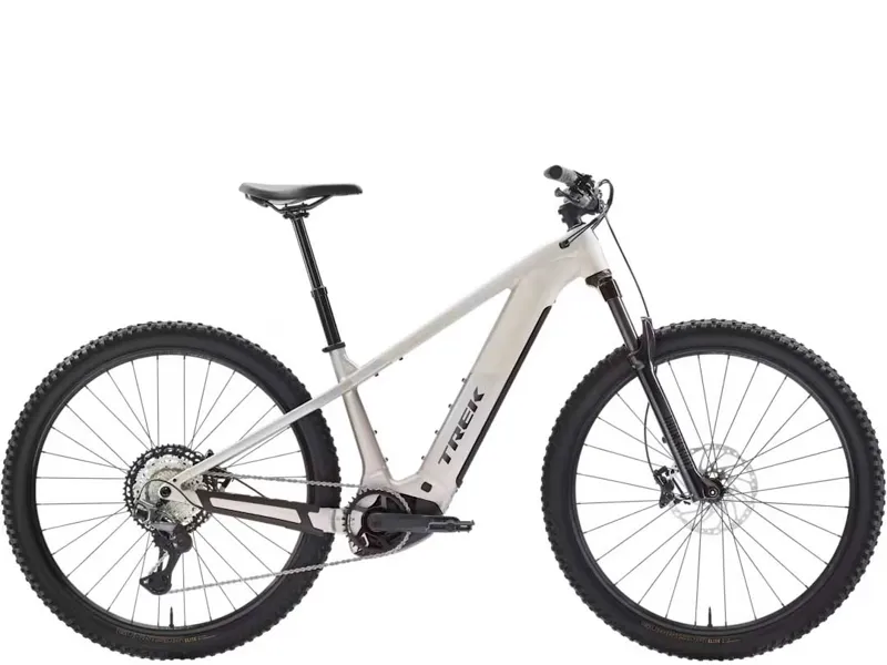 TREK Powerfly+ 6 Gen 5 800Wh Electric Mountain Bike in Buff Beige and Supernova