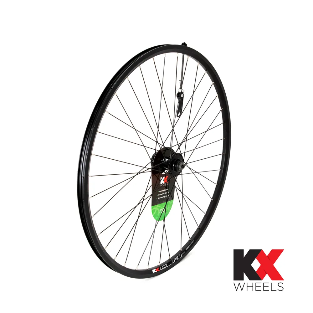 Team Cycles Kx Wheels KX Hybrid Doublewall Quick Release Front Disc Brake Wheel - 700c | Interest FREE Finance & Online Refund Policy.