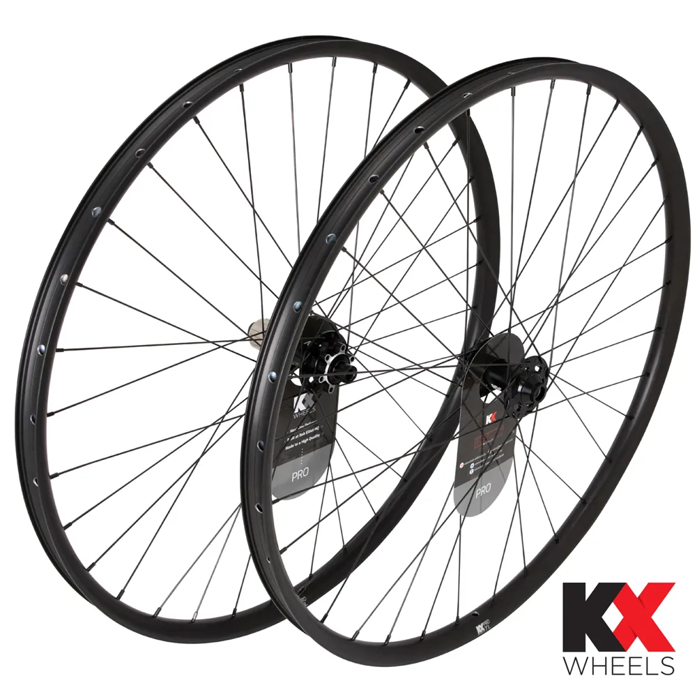 Team Cycles Kx Wheels KX Pro MTB Disc Tubeless Thru Axle Wheelset In BLACK 29 | Interest FREE Finance & Online Refund Policy.