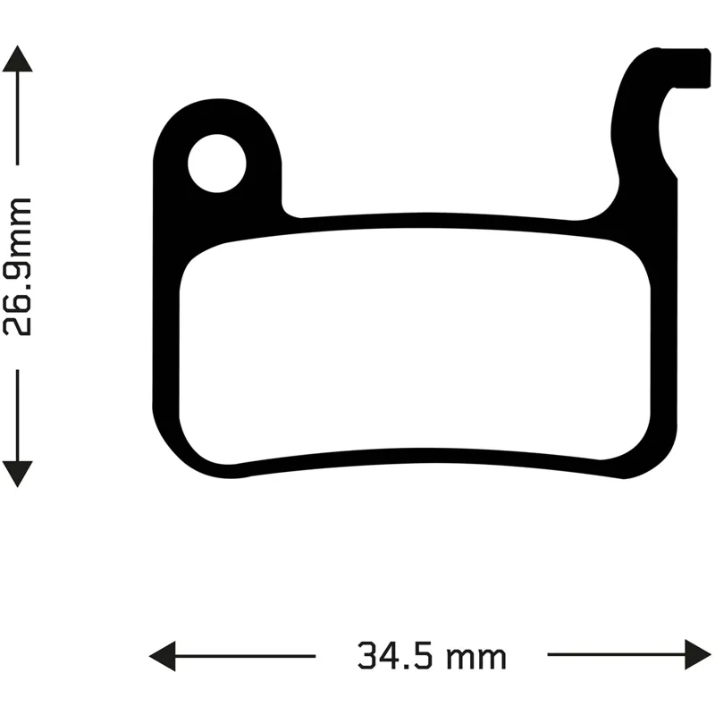 Aztec Organic Disc Brake Pads for Shimano XTR M975 M965 M966 Saint M800 -2
