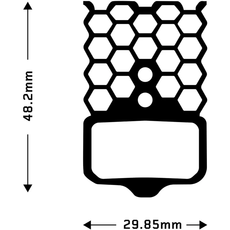 Aztec HexVent disc brake pads for Avid Exilir Sram DB XX XO-1