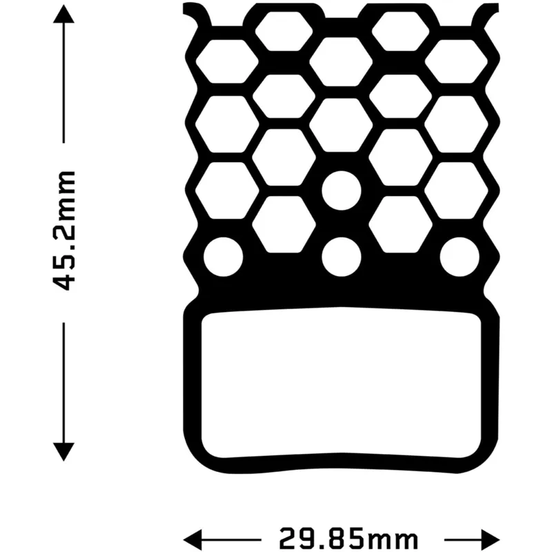 Aztec HexVent Disc Brake Pads for Sram HDR Red 22 Force 22 Rival 22 -1