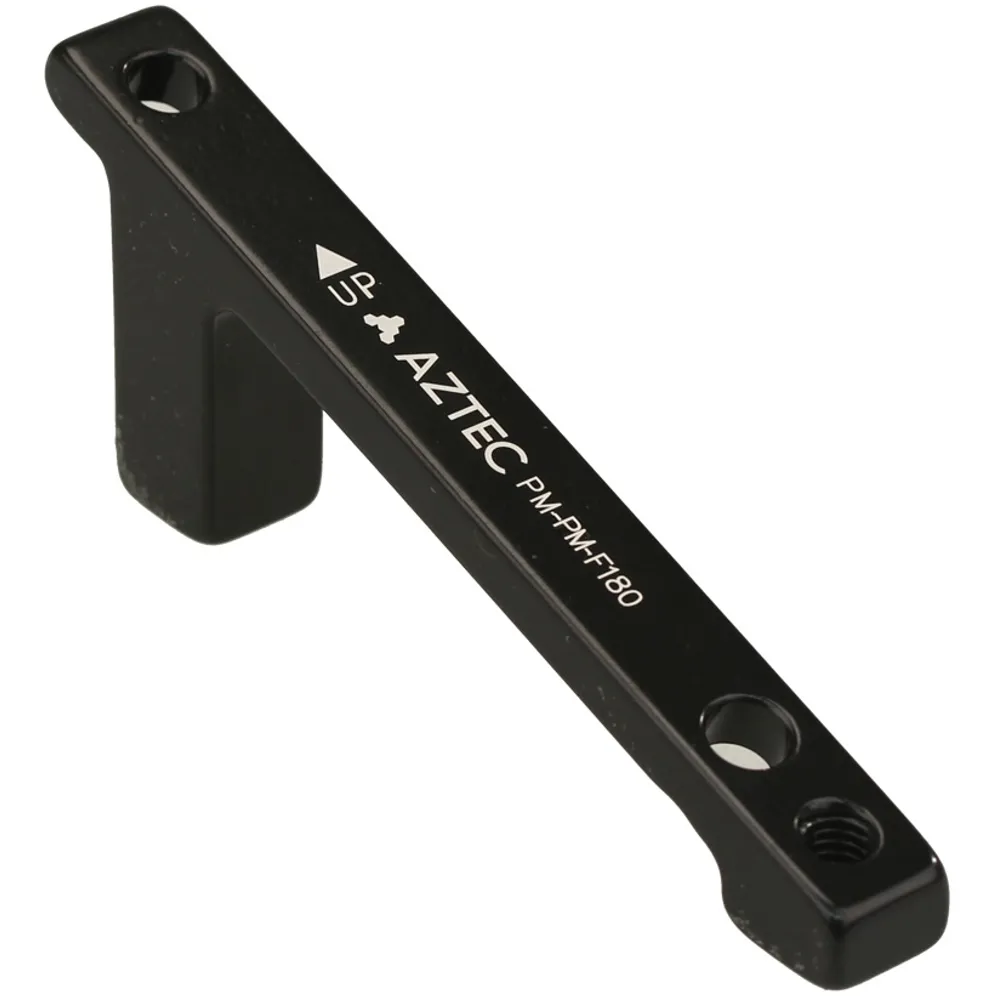 Team Cycles Aztec Post-Post 180mm Front Brake Caliper Adapter in Black | Interest FREE Finance & Online Refund Policy.