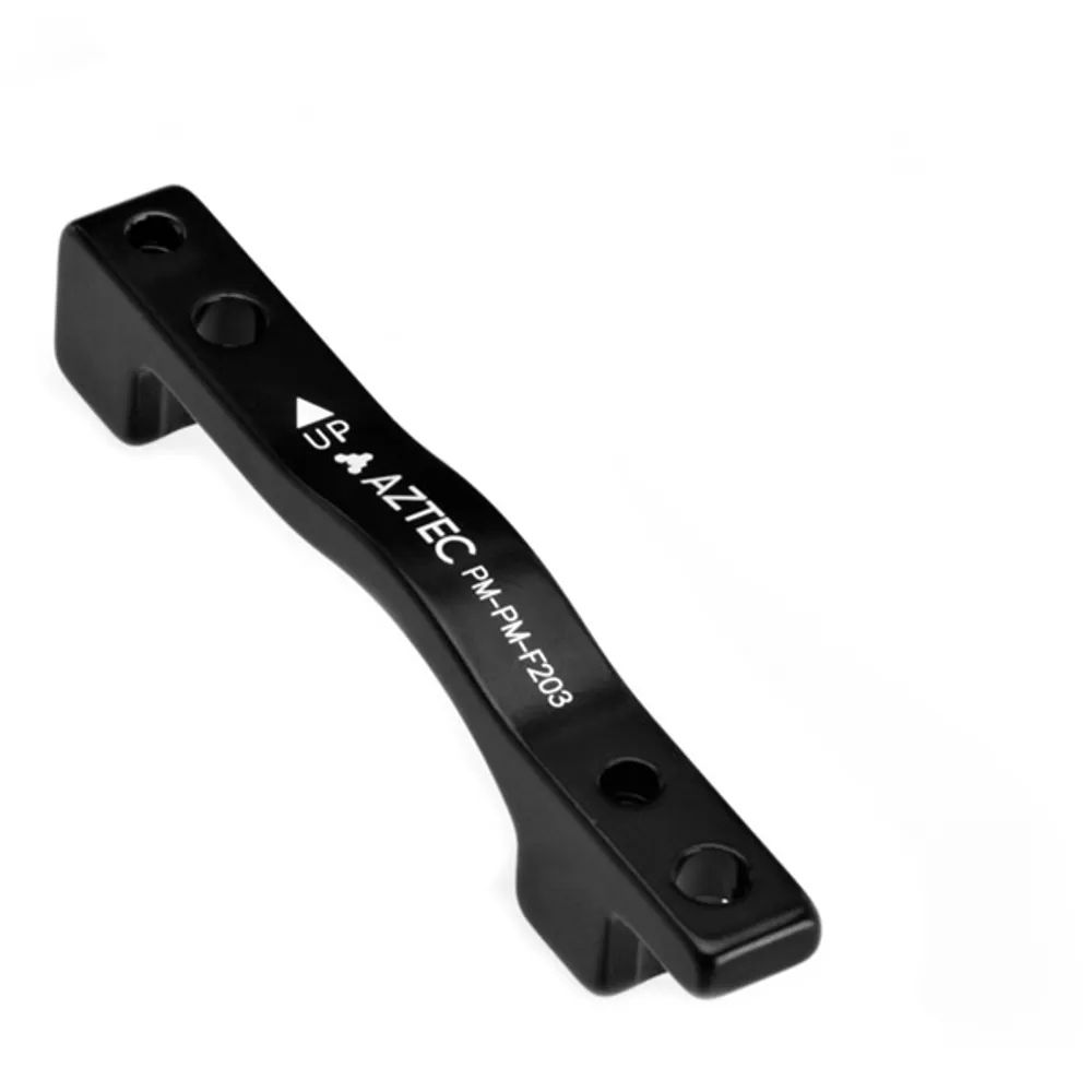 Team Cycles Aztec Post-Post 203mm Front Brake Caliper Adapter in Black | Interest FREE Finance & Online Refund Policy.