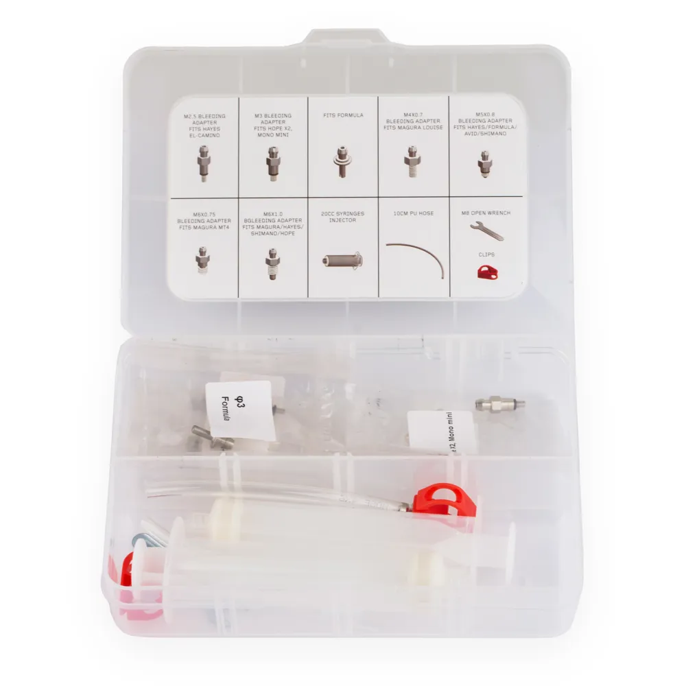 Team Cycles Aztec Universal Brake Bleed Kit with Syringe and Nipples | Interest FREE Finance & Online Refund Policy.