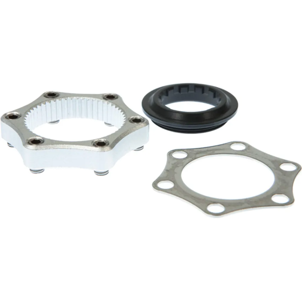 Team Cycles Aztec Centre-Lock Adaptor in Silver | Interest FREE Finance & Online Refund Policy.