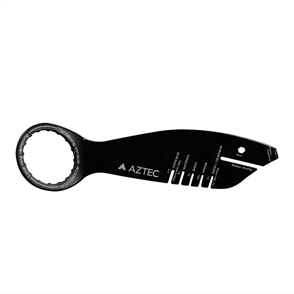 Team Cycles Aztec Shark Rotor Wear Indicator and Lockring Wrench | Interest FREE Finance & Online Refund Policy.