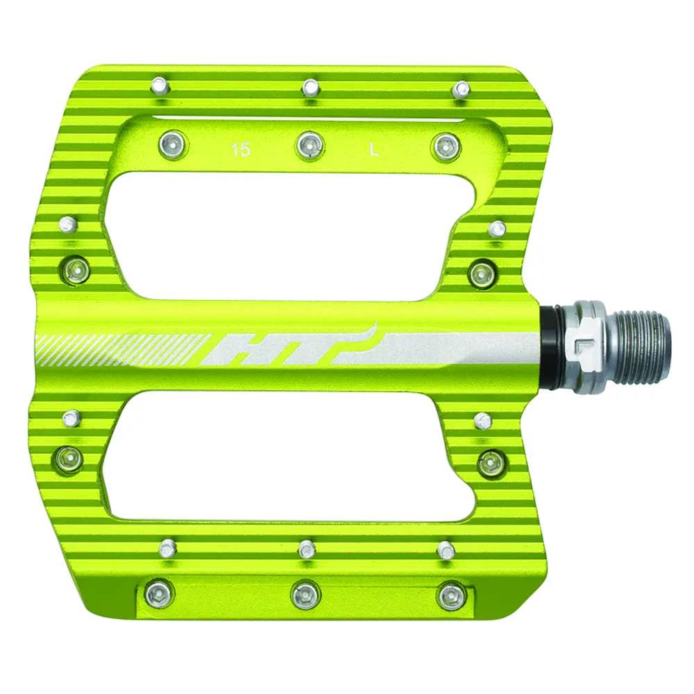 Team Cycles Ht Components HT Pedals ANS01 Flat Mountain Bike Pedals in Green | Interest FREE Finance & Online Refund Policy.