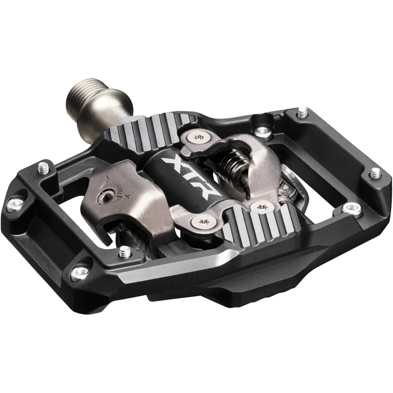 Shimano XTR PD-M9220 Trail Wide Platform SPD Mountain Bike Pedals -4