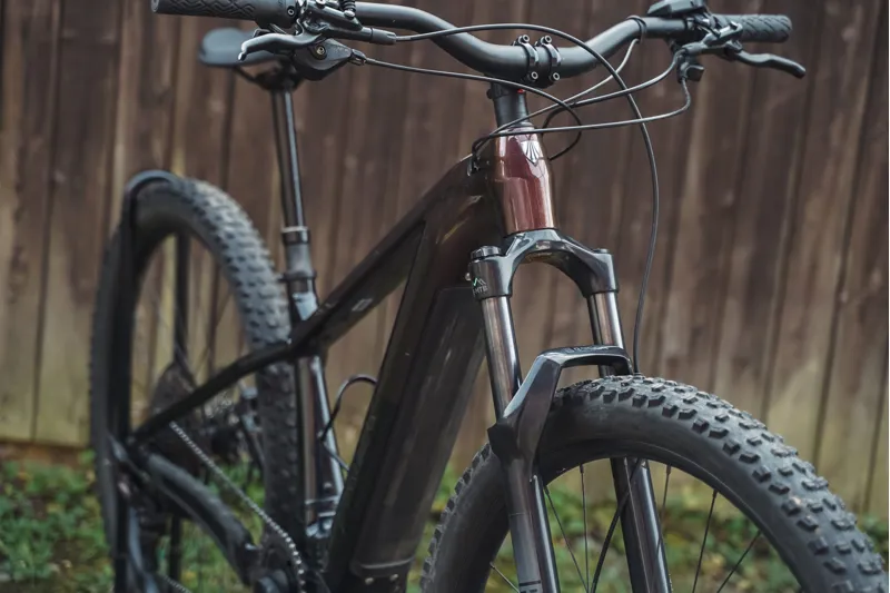 EX HIRE TREK Powerfly+ 6 Gen 5 800Wh Electric Mountain Bike in Sunburst and Dark Star-6