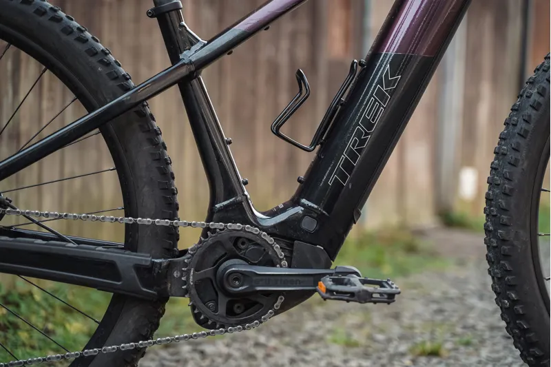 EX HIRE TREK Powerfly+ 6 Gen 5 800Wh Electric Mountain Bike in Sunburst and Dark Star-9