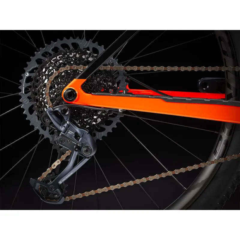 TREK Procaliber 9.7 XC Mountain Bike in Roarange Orange and Smoke-8