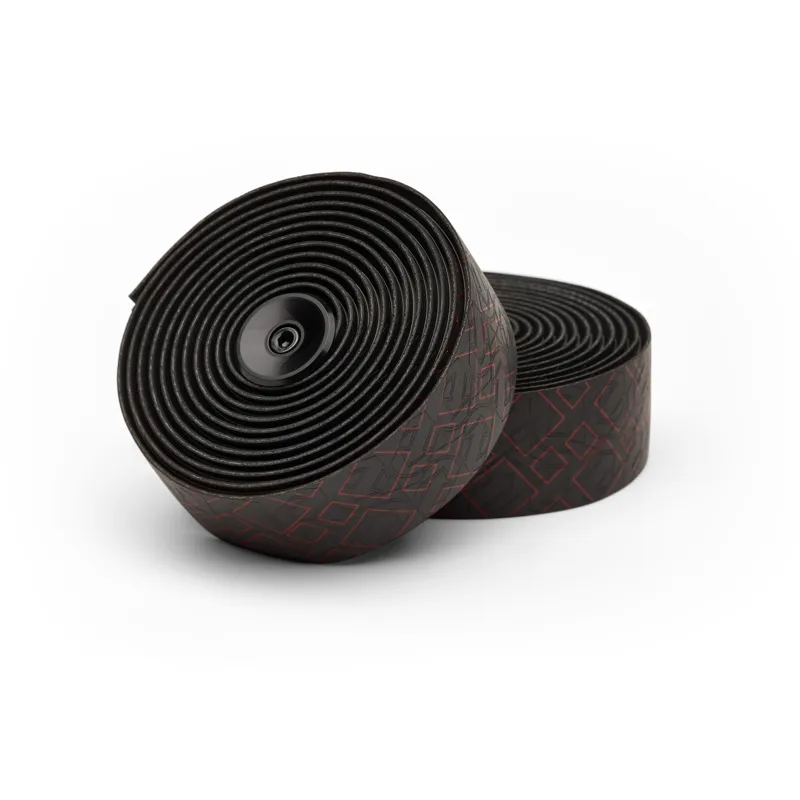 Pro Peaked Team 2.5mm Bar Tape in Black and Red