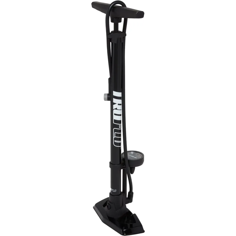 Team Cycles Truflo Easitrax 4 Floor Pump in Black | Interest FREE Finance & Online Refund Policy.