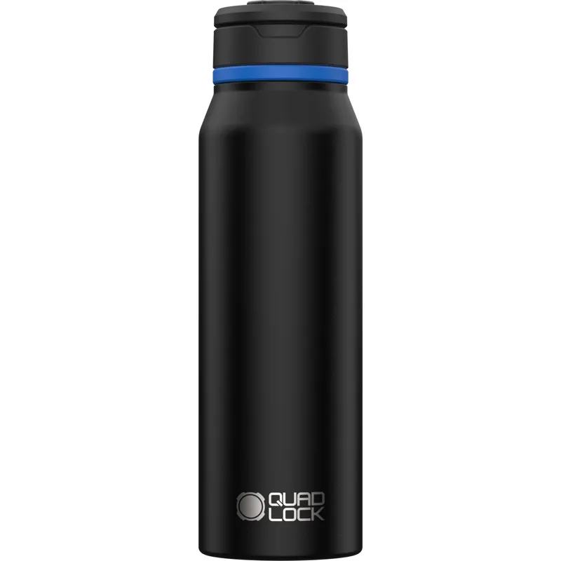 Lifeventure Quadock MAG Water Bottle in Black - 700ml