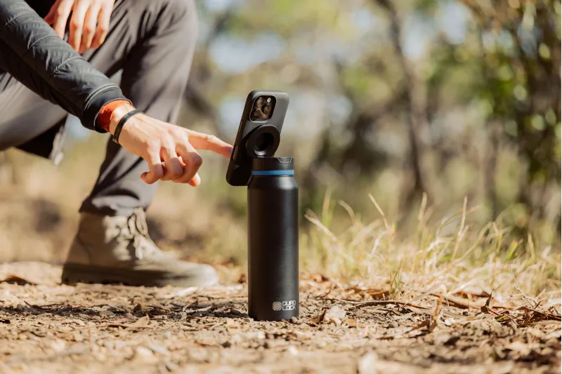 Lifeventure Quadock MAG Water Bottle in Black - 700ml-4