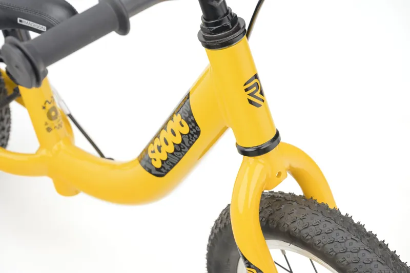 Ridgeback Scoot Kids Balance Bike in Yeehaw Yellow-2