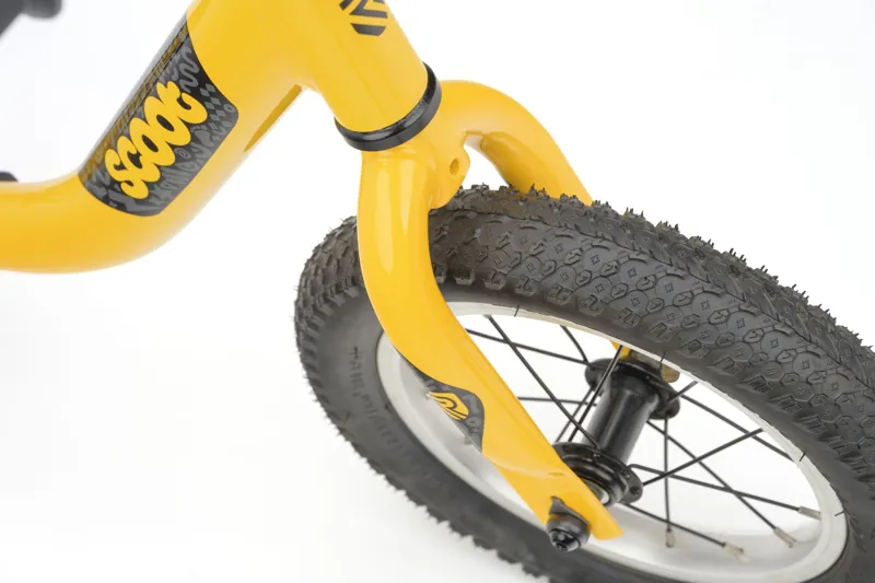 Ridgeback Scoot Kids Balance Bike in Yeehaw Yellow-3