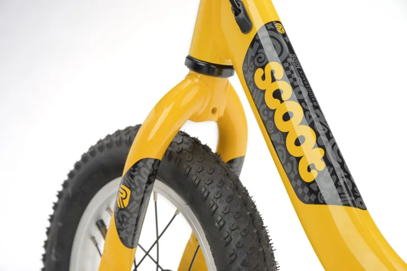 Ridgeback Scoot Kids Balance Bike in Yeehaw Yellow-5