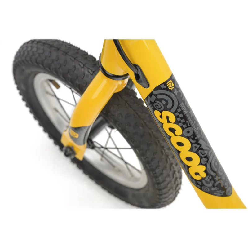 Ridgeback Scoot Kids Balance Bike in Yeehaw Yellow-6