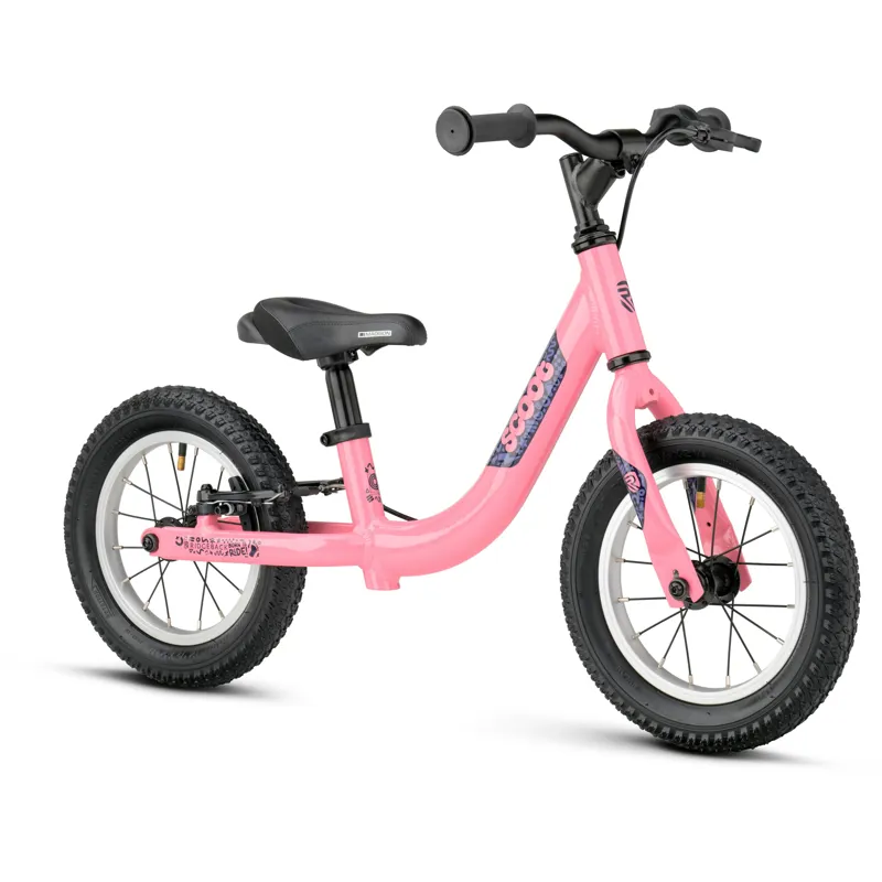 Ridgeback Scoot Kids Balance Bike in Polly Pink-1