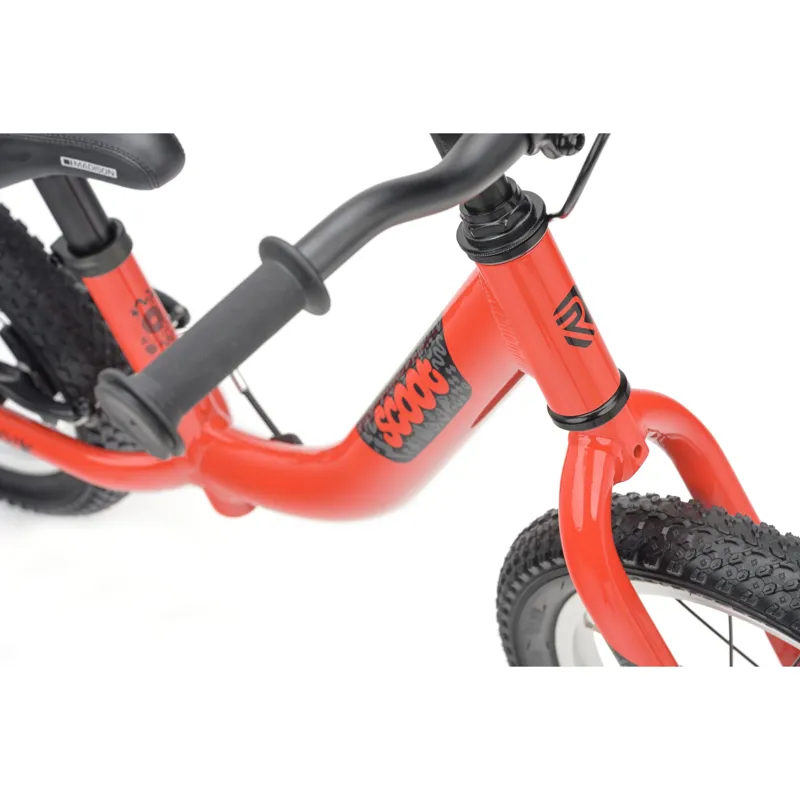 Ridgeback Scoot XL Kids Balance Bike in Racer Red-2