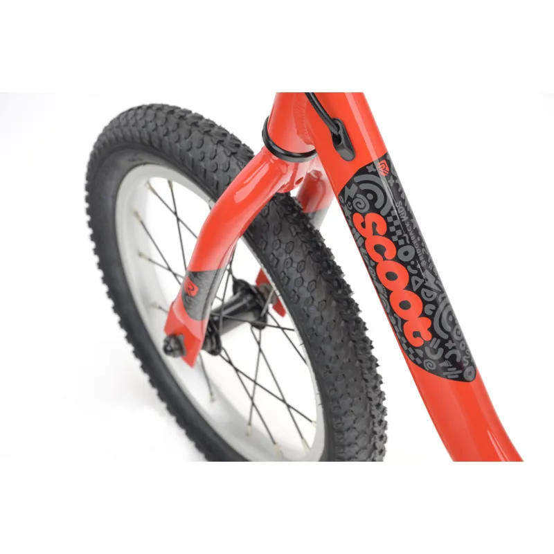Ridgeback Scoot XL Kids Balance Bike in Racer Red-6