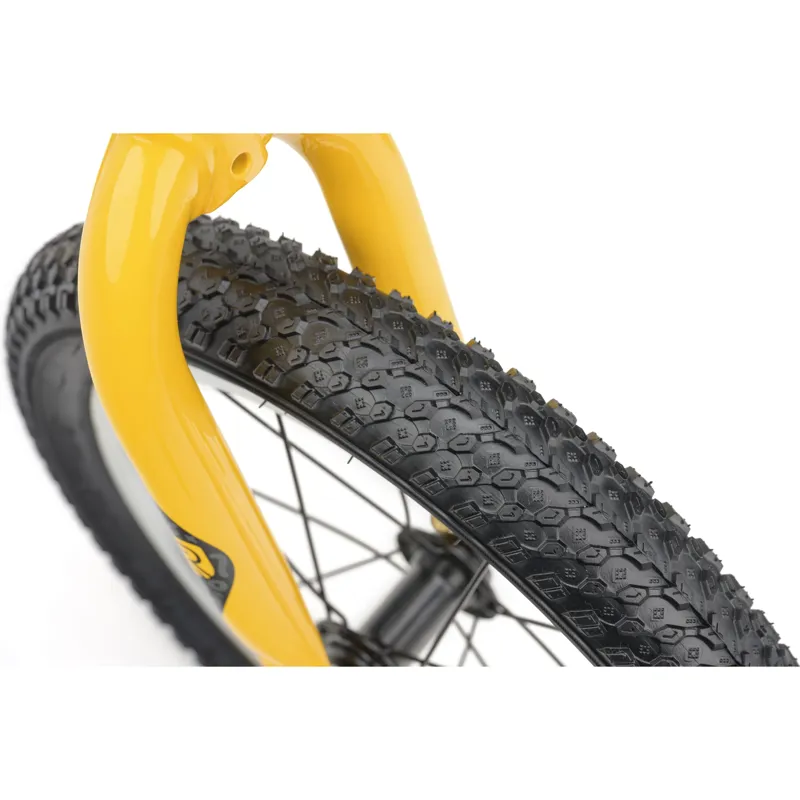 Ridgeback Scoot XL Kids Balance Bike in Yeehaw Yellow-5