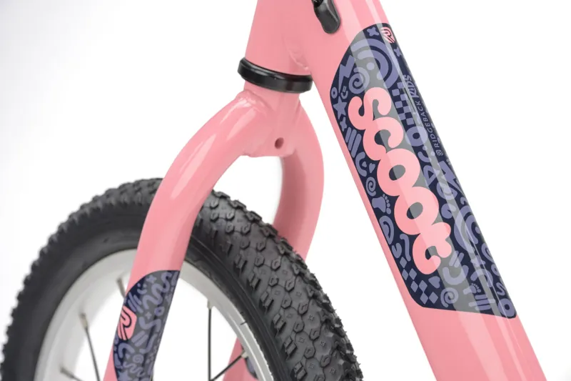 Ridgeback Scoot XL Kids Balance Bike in Polly Pink-6