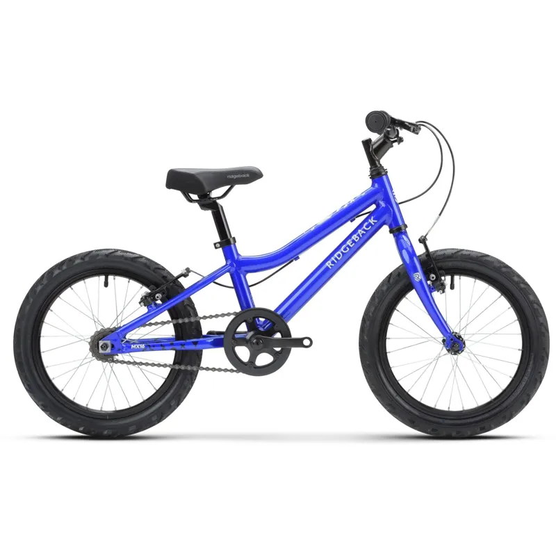 Ridgeback MX16 Kids Bike in Electric Blue