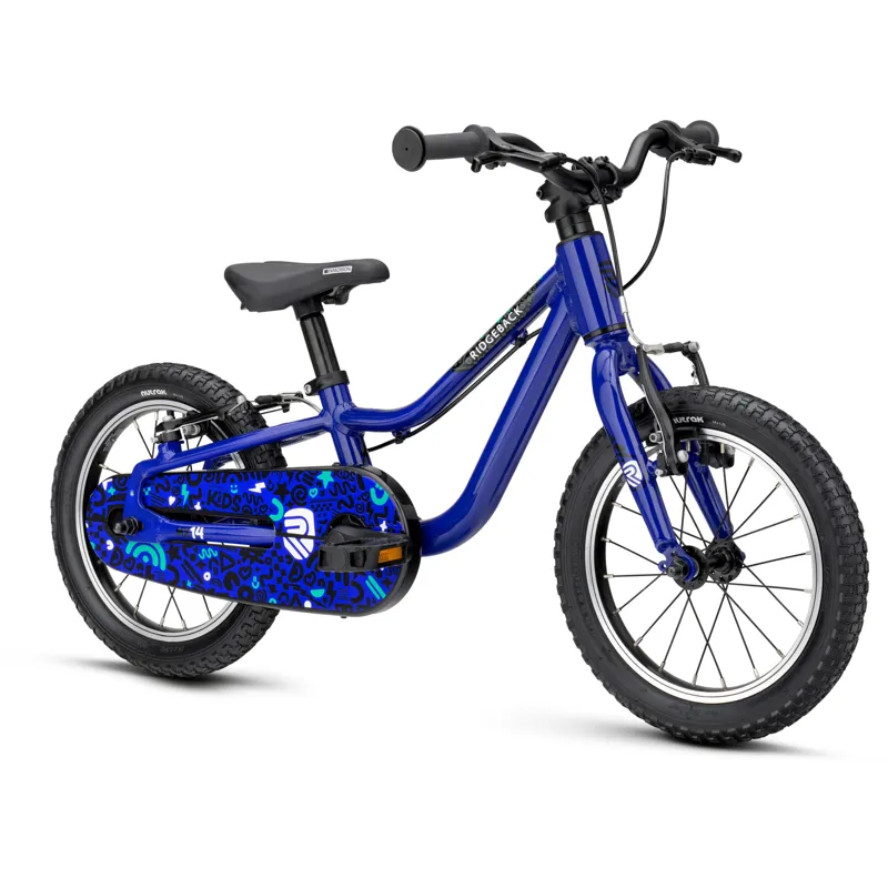 Ridgeback MX14 Kids Bike in Buzz Blue-1