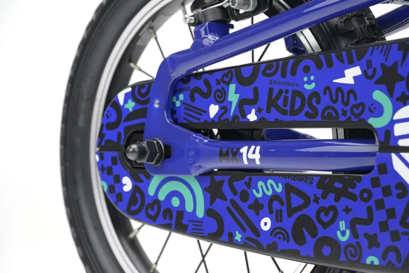 Ridgeback MX14 Kids Bike in Buzz Blue-6