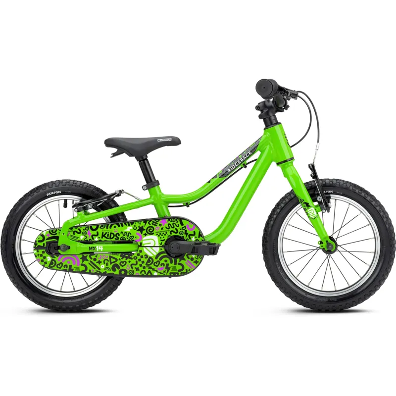Ridgeback MX14 Kids Bike in Kracking Kiwi