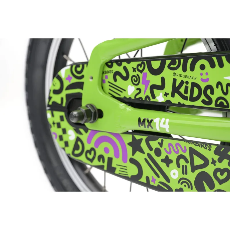Ridgeback MX14 Kids Bike in Kracking Kiwi-6