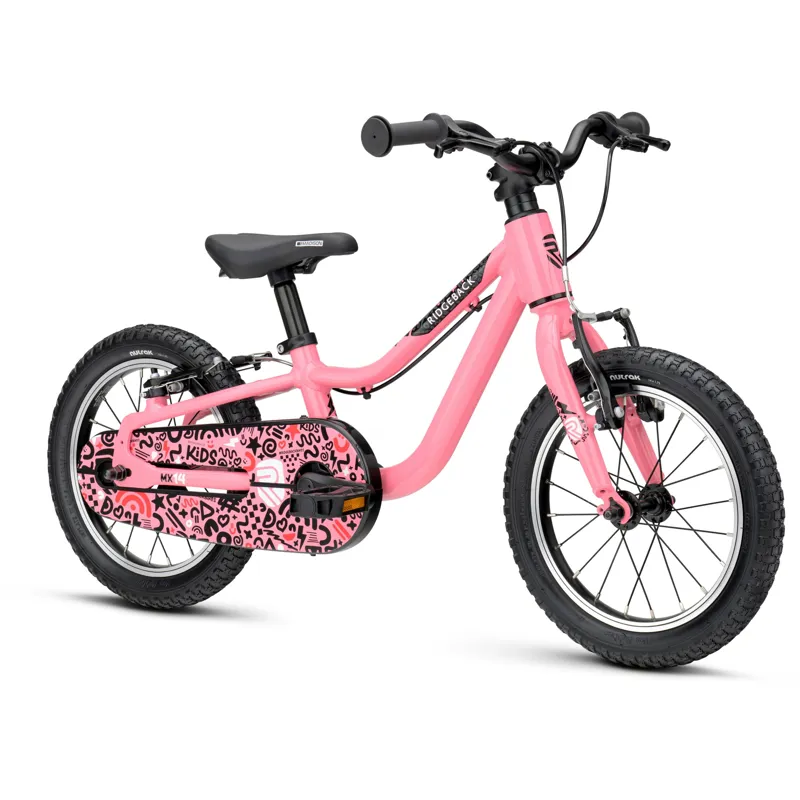 Ridgeback MX14 Kids Bike in Polly Pink-1
