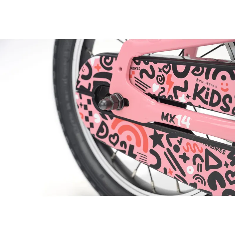 Ridgeback MX14 Kids Bike in Polly Pink-8