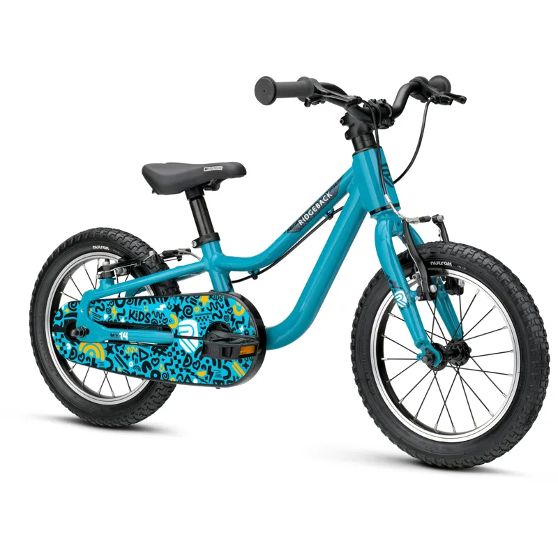 Ridgeback MX14 Kids Bike in Turbo Teal-1