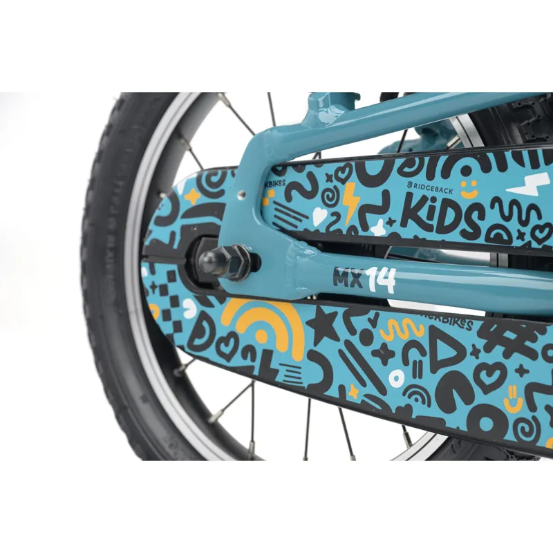 Ridgeback MX14 Kids Bike in Turbo Teal-8