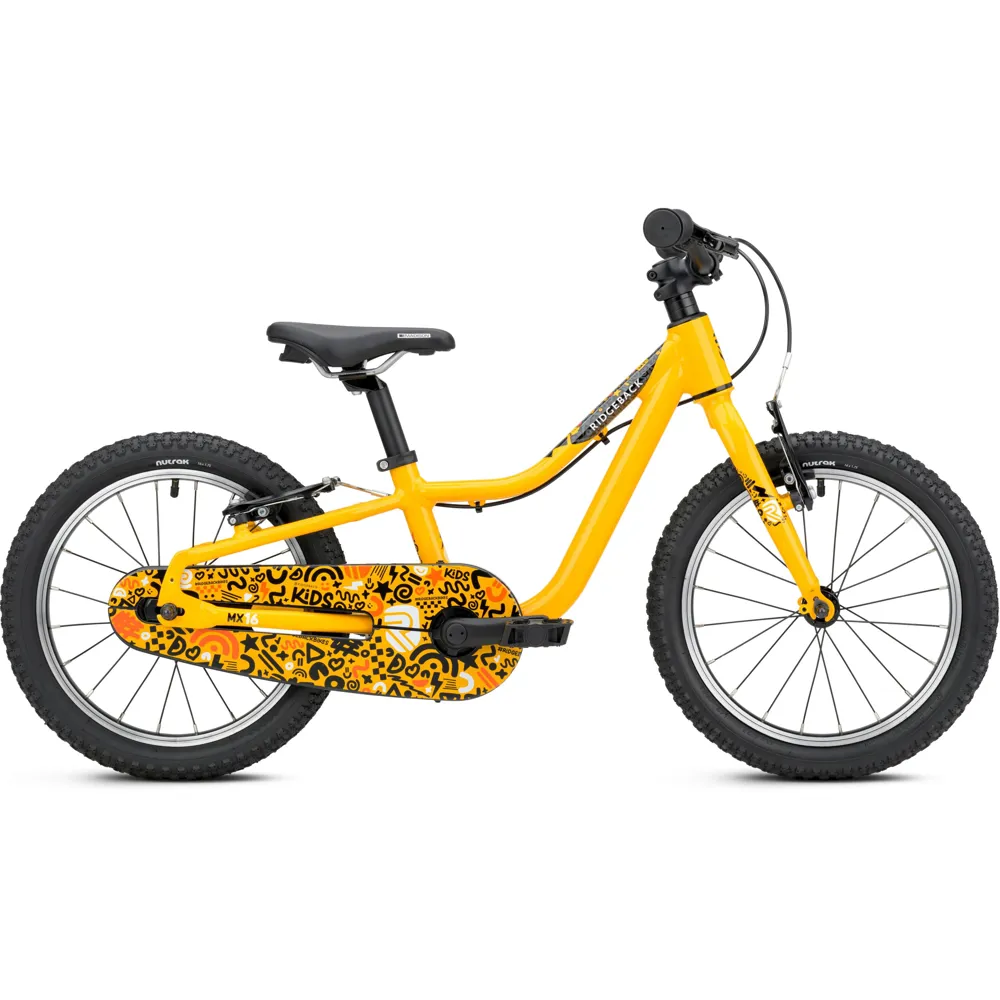 Ridgeback Unisex Kids Yellow Mx16 Kids Bike In Yeehaw