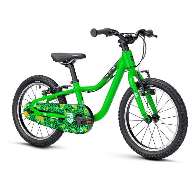 Ridgeback MX16 Kids Bike in Go Go Green-1
